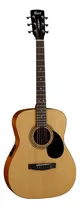Guitarra Electroacústica Cort Standard Af510e Para Diestros Open Pore