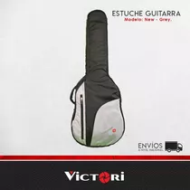 Estuche Guitarra Acústica Reforzado  Nuevo  New Grey