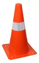 Cono De Seguridad Naranja 30 Cms Cinta Reflejante