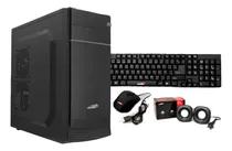 Gabinete Sentey G50 Kit Mouse/teclado/parlante Fuente 600w Color Negro