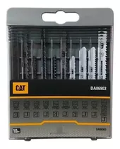 Kit 10 Hojas Sierra Caladora Madera Metal Caterpillar Cat