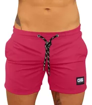 Shorts De Baño Malla Hombre Con Bolsillos Secado Rápido G6