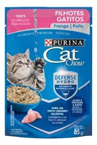 Purina Cat Chow Pouch/salsa Pollo Gatito X15 (1 Caja)