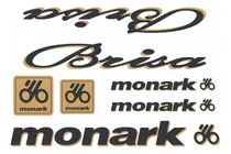 Etiquetas Antiga Bicicleta Monark Brisa Aro 20 Preto