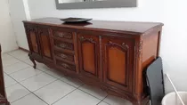 Aparador De Comedor Estilo Luis Xv De Madera Caoba