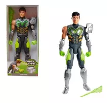 Muñeco Max Steel Gigante Figura + Accesorios 45cm Altura