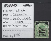 Lote1837 Liberia 1 Cent Año 1904 Yvert# 78 Nuevo