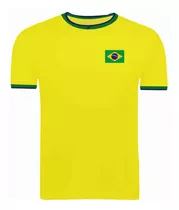 Camisa Plus Size Brasil Personalizada Nome Numero Dry Sport