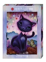 Quebra-cabeça Importado (5322) Puzzle 1000pcs Black Kitty