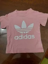 Remera Rosa adidas Talle 12 Meses. Impecable 