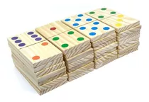 Brinquedo Montessori Educativo - Jogo Dominó Gigante