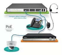 Switch Gerenciável Intelbras Sg2404 Poe 24 Portas Gigabit