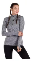 Campera Topper Mid Layer Wmns Rng Ii Gris Mujer