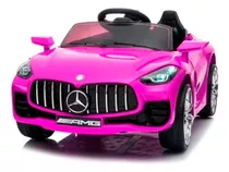 Carro A Bateria Para Crianças Lafuente Imports Br Mercedes Amg 6v  Cor Rosa 110v/220v