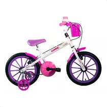 Bicicleta Infantil Aro 16 Feminina Unicornio Boneca Menina