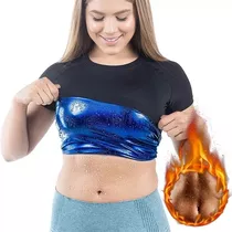 Camiseta Polera Reductora Mujer Térmica Sauna Adelgazar Faja