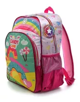 Mochila 16 Pulgadas Candy Land Brillos Phi Phi Bags Color Rosa Chicle