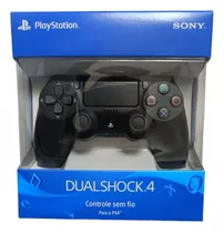 Controle Sem Fio Sony Dualshock 4 Preto Original 