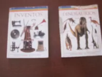 2 Libritos Tipo Enciclopedia Dinosaurios E Inventos Clarin