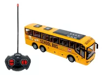 Ônibus De Controle Remoto + Bateria Carregável Com Luz