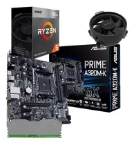 Combo Board A320m Procesador Amd Ryzen 5 4600g Ram 8gb Pc