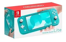 Console Nintendo Switch Lite Portátil 32gb Colorido Turquesa Barato Nacional Homologado Pela Anatel Com Nota Fiscal E Garantia 1 Ano Novo Lacrado 