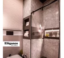Kit P/ Box Banheiro - Elegance - 1,50x2,00mts - Black
