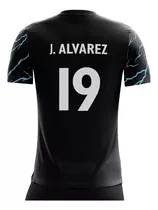 Camiseta Manchester City J Alvarez Version Suplente 22