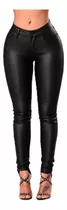 Pantalon Engomado Pu Brillante Elastizado Premium Glam Noche