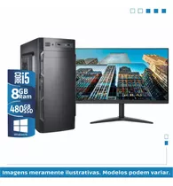 Computador  Intel Core I5 8gb Ssd 480gb Win10 -  19 Pol.