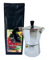 Pack Café Molido 500 Grs + Cafetera Italiana