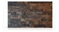 Ceramica 31x53 Muro Piedra Petroleo Lourdes 1ra Pared