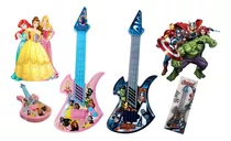 Guitarra Infantil Brinquedo Violão Criança Disney Marvel