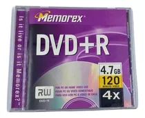 Memorex Dvd + R 4.7 Gb 120 Minutos Vídeo 4x Cd Em Branco