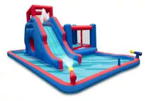 Tobogan Acuático Inflable 2 En 1 Con Piscina Sunny & Fun