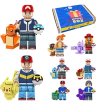 Pokemon Melhor Brinquedo 8 Bonecos Figure Action + Pokebola