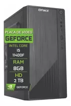 Computador Fácil Intel I5 11400f 8gb Ddr4 Geforce Hd 2tb