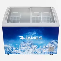 Freezer Horizontal James Fhc330 303 L No Frost Dimm Color Azul