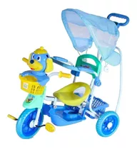 Triciclo Cachorro Multifuncional Bel 3 Em 1 Azul