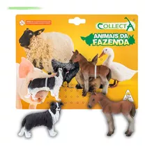 Miniaturas Animais Da Fazenda Coloridas Colecionaveis Bebês