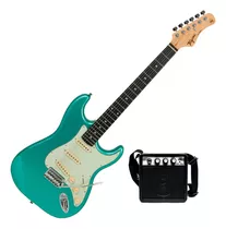 Pack Guitarra Electrica Y Mini Amplificador Tagima Tg500 Msg