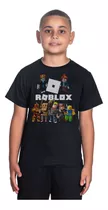 Camiseta Básica Infantil E Juvenil 2 Ao 16 Roblox Jogo Promo