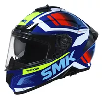 Casco Moto Integral Smk Typhoon Thorn Doble Visor