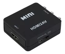 Convertidor Adaptador Hdmi2 A Rca Av Cvbs Hd 1080p Scaler 