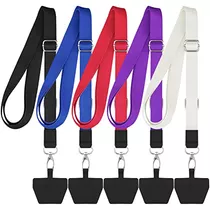 Correas Para Telefonos Celulares Largas 5u Colores Lisos