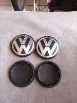 4 Centros De Rin Vw Jetta, Beetle, Bora, Passat 65 Mm