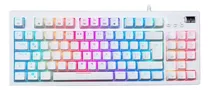 Teclado Gamer Vsg Quasar Rgb Qwerty Outemu Red Español Latinoamérica Color Blanco Con Luz Rgb