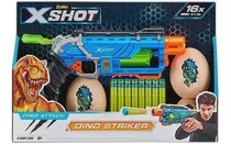 Lançador De Dardos Zuru X-shot Attack Dino Strike Azul 5572