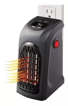 Calefactor Portatil Pared Digital Temperatura Regulable Casa Color Negro