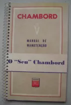 Manual Do Proprietário Simca Chambord 1959